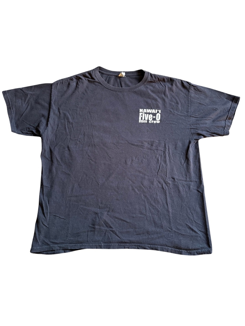 Anvil Black Hawaii Five-O Film Crew Short Sleeve Tee